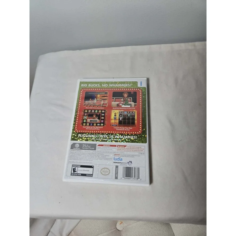 Press Your Luck 2010 Edition Nintendo Wii Game Complete Untested Game Show